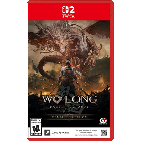 Wo Long: Fallen Dynasty - Complete Edition [Nintendo Switch 2][Game-Key Card] Nintendo Switch 2 Video Game Koei Tecmo