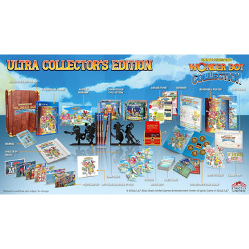 Wonder Boy: Anniversary Collection - Ultra Collector's Edition [PlayStation 4] PlayStation 4 Video Game Strictly Limited   