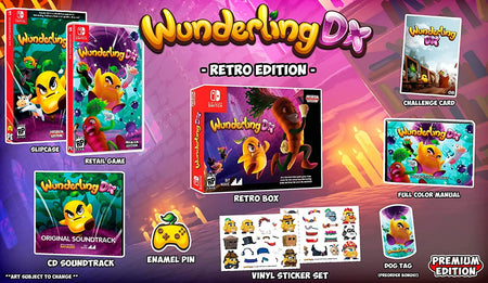 Wunderling DX - Retro Edition - Premium Edition Games #8 [Nintendo Switch] Nintendo Switch Video Game Premium Edition Games   