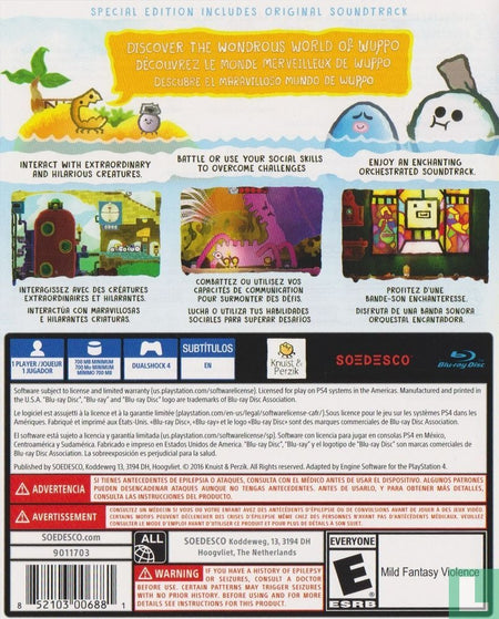 Wuppo: Special Edition [PlayStation 4] PlayStation 4 Video Game Soedesco