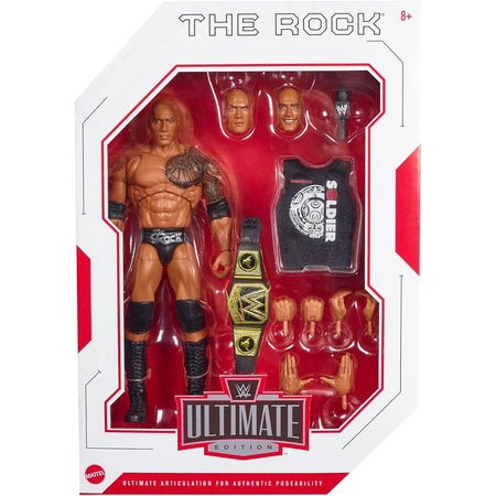 WWE Ultimate Edition: The Rock Action Figure Toys & Games Mattel