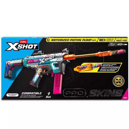 XSHOT Pro Motorized Piston Pump Toy Dart Blaster Toys & Games Zuru