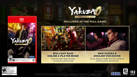 Yakuza 0: Director’s Cut [Nintendo Switch 2] Nintendo Switch 2 Video Game SEGA