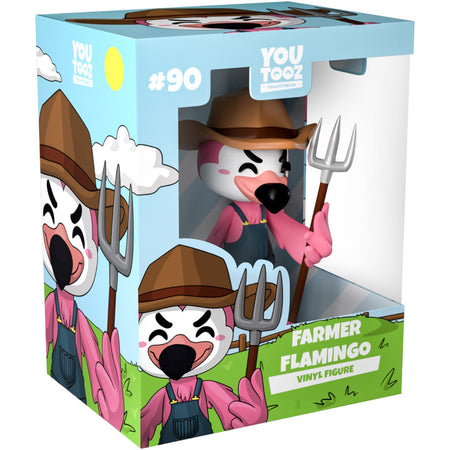 Youtooz: Gaming Collection - Farmer Flamingo Vinyl Figure #90 Toys & Games Youtooz   