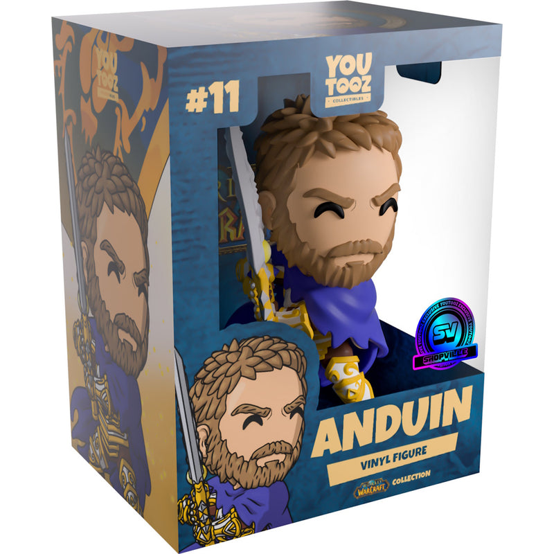 Youtooz x Shopville Exclusive: World of Warcraft Collection - [Alliance Anduin] Vinyl Figure - Limited Edition - 750 Made Only! Toys & Games Youtooz