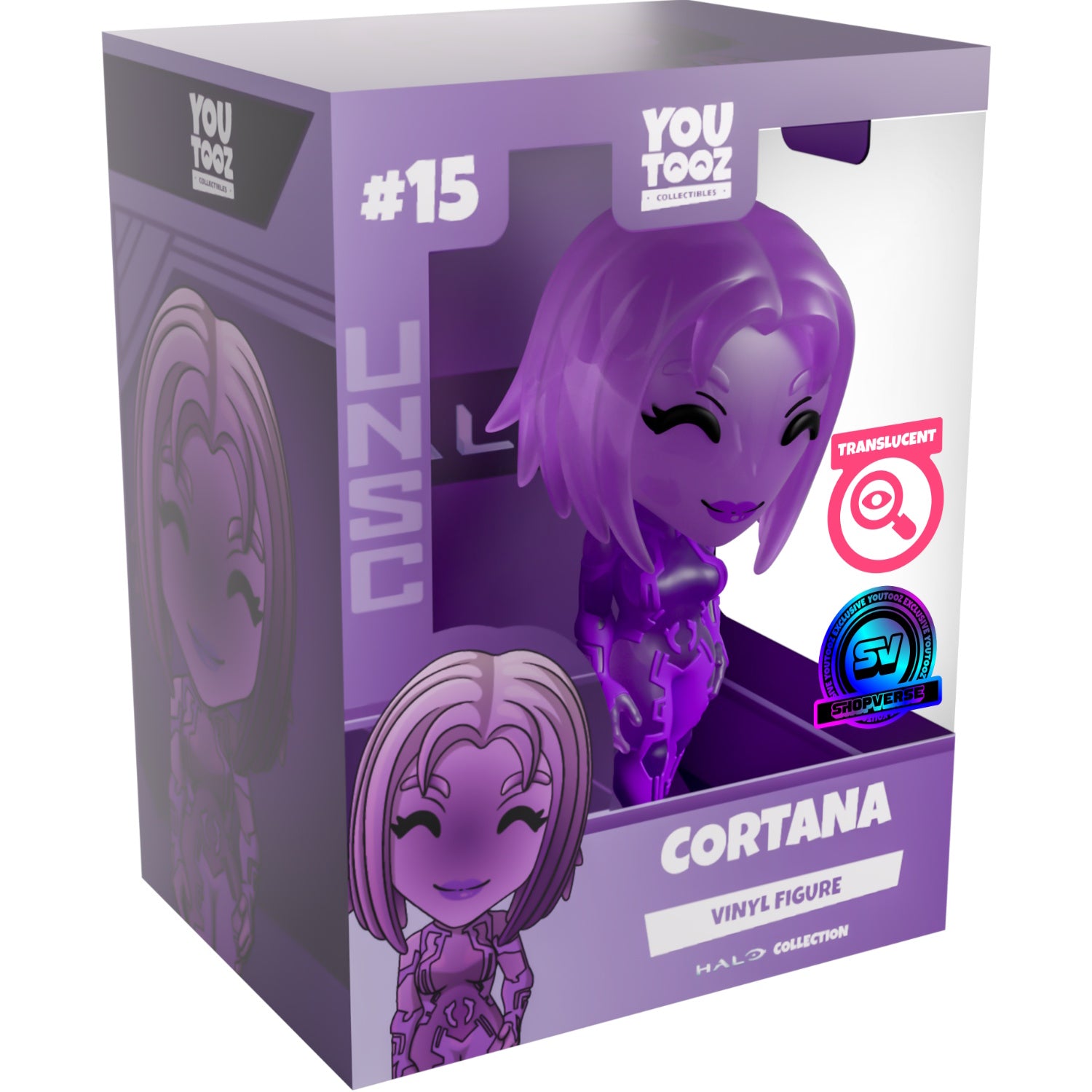 Youtooz x Shopville Exclusive: Halo Collection - Halo 2 Cortana Vinyl Figure [Limited Edition – 1,000 Made] Toys & Games Youtooz