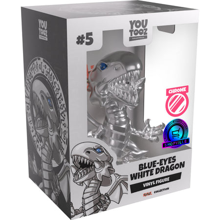 Youtooz x Shopville Exclusive: Yu-Gi-Oh Collection - Chrome Blue-Eyes White Dragon - Vinyl Figure #5 [Limited Edition - 750 Made Only!] Toys & Games Youtooz