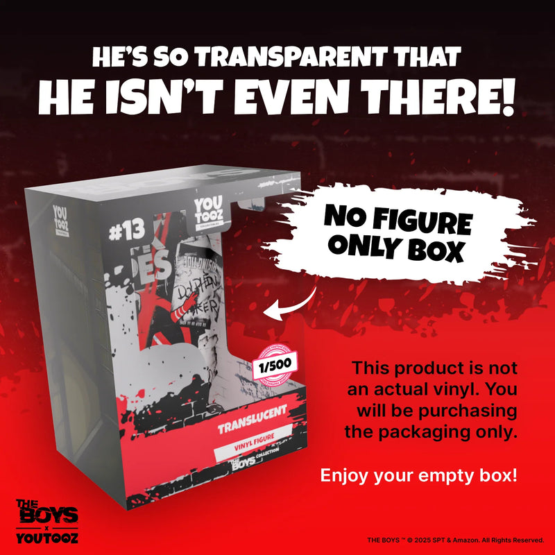Youtooz: The Boys Collection [Translucent Vinyl Figure #13] Serialized, 500 Made Only! Toys & Games Youtooz
