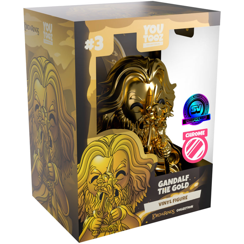 YouTooz X Shopville: Lord of the Rings Collection [Gold Chrome Gandalf #3] (Shipping August 13)