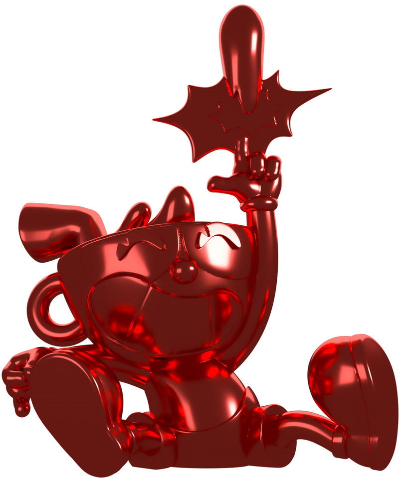 Youtooz x Shopville: Cuphead Collection - Cuphead Red Chrome Vinyl Figure [Limited Edition - 500 Made Only!] Toys & Games Youtooz   