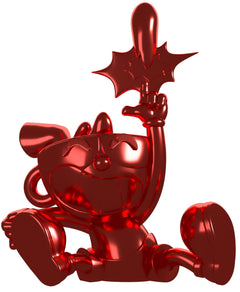 Youtooz x Shopville: Cuphead Collection - Cuphead Red Chrome Vinyl Figure [Limited Edition - 500 Made Only!] Toys & Games Youtooz   