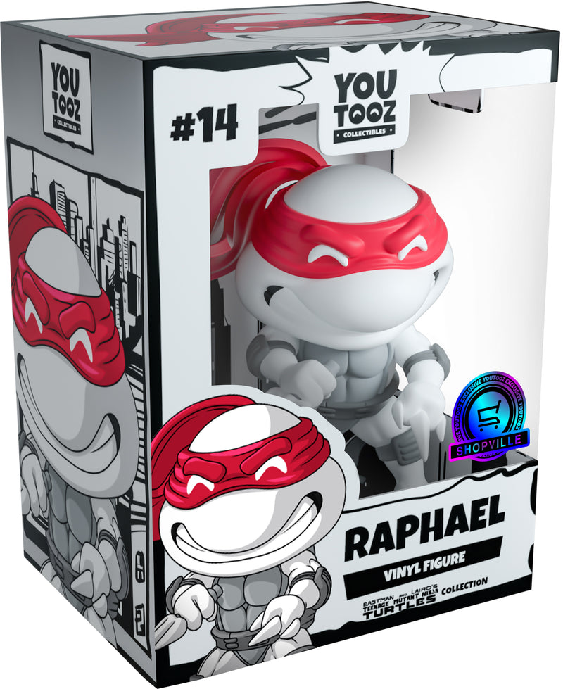 Youtooz x Shopville: Eastman and Laird's Teenage Mutant Ninja Turtles Collection - Black & White Vinyl Figures 4-Pack [Limited Edition - 1000 Made Only!] Toys & Games Youtooz   