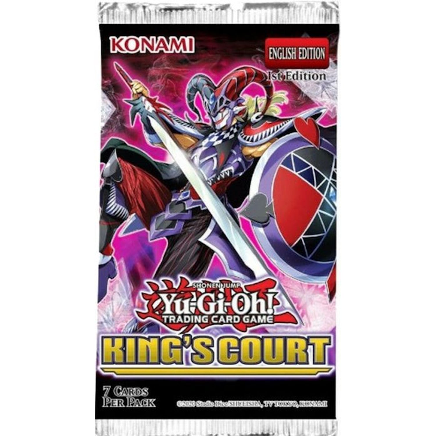 Yu-Gi-Oh! TCG: King's Court 1st Edition Booster Pack – Shopville