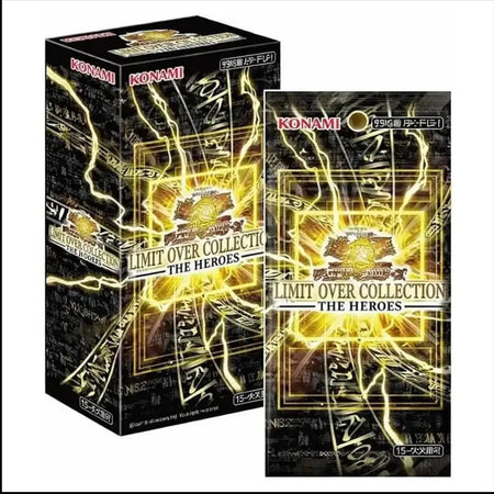 Yu-Gi-Oh! OCG: Limit Over Collection: The Heroes Booster Box [JPN] - 15 Packs Card Game Konami