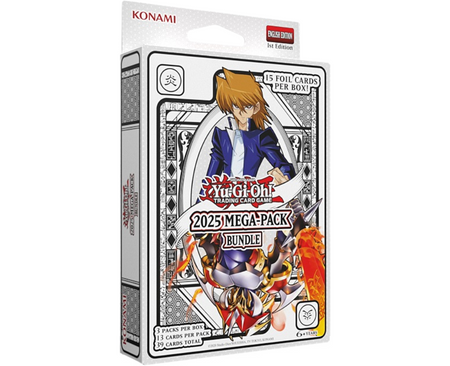 Yu-Gi-Oh! TCG: 2025 Mega Pack Bundle Tuckbox - 1st Edition Card Game Konami