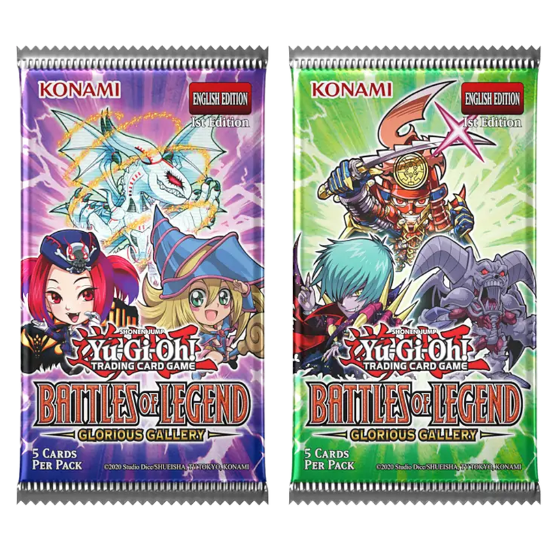 Yu-Gi-Oh! TCG: Battles of Legends Glorious Gallery 1st Edition Booster Box - 24 Pack Card Game Konami