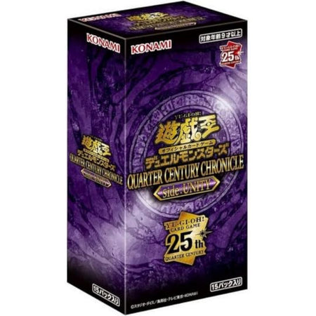 Yu-Gi-Oh! Trading Card Game: Quarter Century Chronicle Side: UNITY Booster Box - Japanese Card Game Konami   