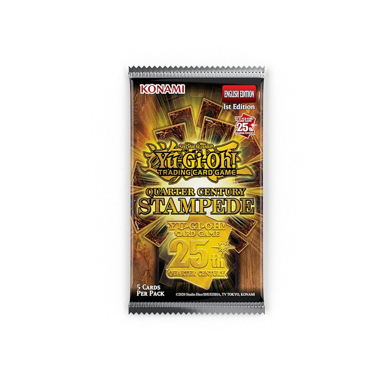 Yu-Gi-Oh! TCG: Quarter Century Stampede 1st Edition Rarity IV Booster Box - 24 Packs Card Game Konami