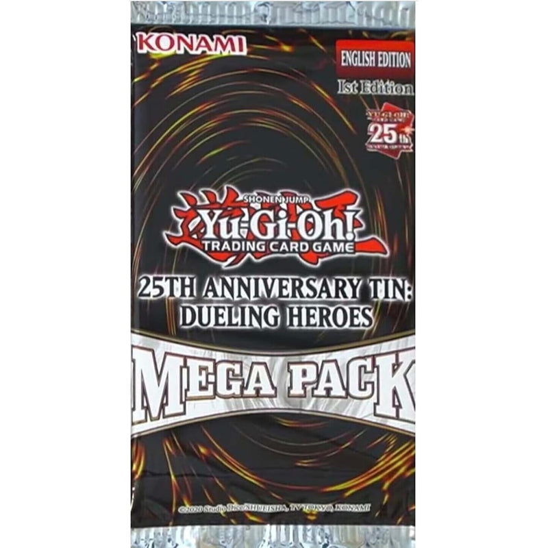 Yu-Gi-Oh! TCG: 25th Anniversary Tin: Dueling Heroes Booster Pack - 1-Pack Card Game Konami   