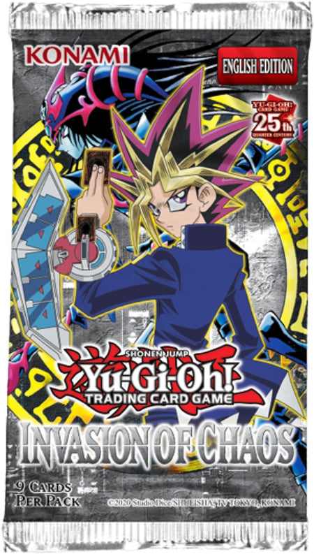 Yu-Gi-Oh! Trading Card Game: 25th Anniversary Invasion of Chaos Booster Box - 24 Packs Card Game Konami   