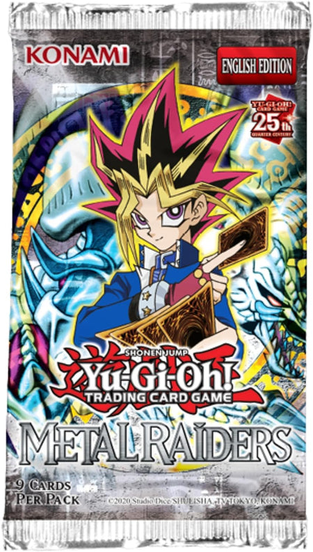 Yu-Gi-Oh! Trading Card Game: 25th Anniversary Metal Raiders Booster Box - 24 Packs Card Game Konami   