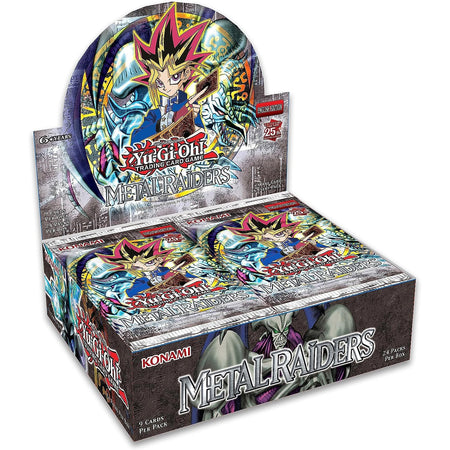 Yu-Gi-Oh! Trading Card Game: 25th Anniversary Metal Raiders Booster Box - 24 Packs Card Game Konami   