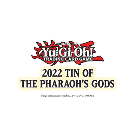 Yu-Gi-Oh! Trading Card Game: 2022 Tin of The Pharaoh's Gods - 3 Mega Booster Packs Card Game Konami   