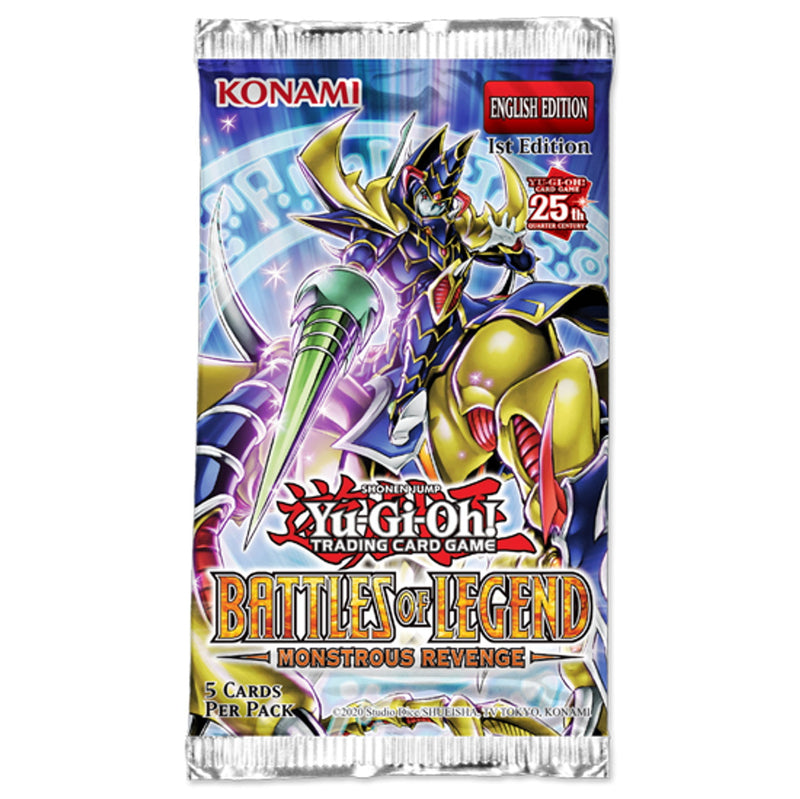 Yu-Gi-Oh! TCG - Battles of Legend: Monstrous Revenge 1st Edition Booster Box - 24 Packs Card Game Konami