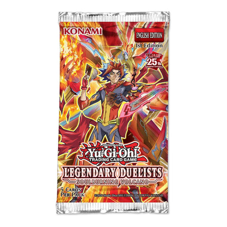 Yu-Gi-Oh! Trading Card Game - Legendary Duelists: Soulburning Volcano Booster Box 1st Edition - 36 Packs Card Game Konami   