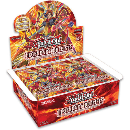 Yu-Gi-Oh! TCG - Legendary Duelists: Soulburning Volcano Booster Box 1st Edition - 36 Packs Card Game Konami