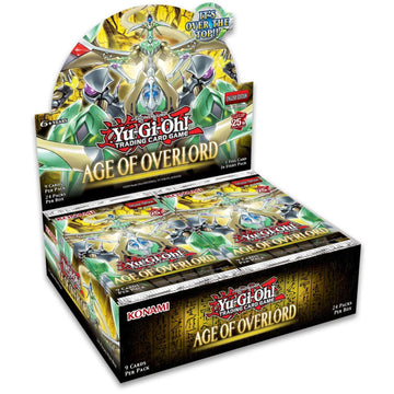 Yu-Gi-Oh! TCG: Age of Overlord Booster Box 1st Edition - 24 Packs Card Game Konami