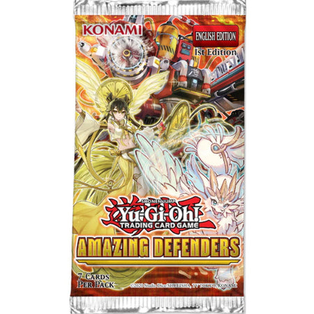 Yu-Gi-Oh! Trading Card Game: Amazing Defenders Booster Box 1st Edition - 24 Packs Card Game Konami   