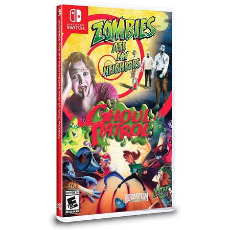 Zombies Ate My Neighbors + Ghoul Patrol - Limited Run #112 [Nintendo Switch] Nintendo Switch Video Game Limited Run Games   