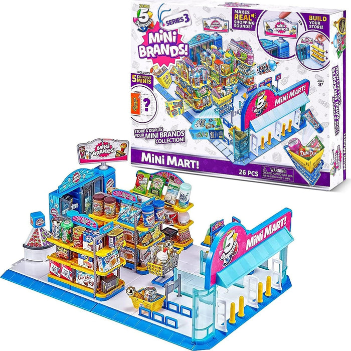 ZURU: 5 Surprise Mini Brands - Mini Mart Playset - Series 3 Toys & Games ZURU   