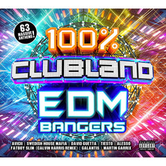 100% Clubland EDM Bangers [Audio CD] Audio CD/Vinyl Universal Music   