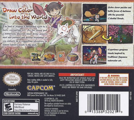 Okamiden [Nintendo DS DSi] Nintendo DS DSi Video Game Capcom   