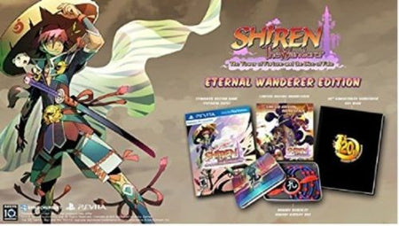 Shiren the Wanderer: Tower of Fortune & Dice of Fate - Eternal Wanderer Edition [Sony PS Vita] Sony PS Vita Video Game Aksys Games   