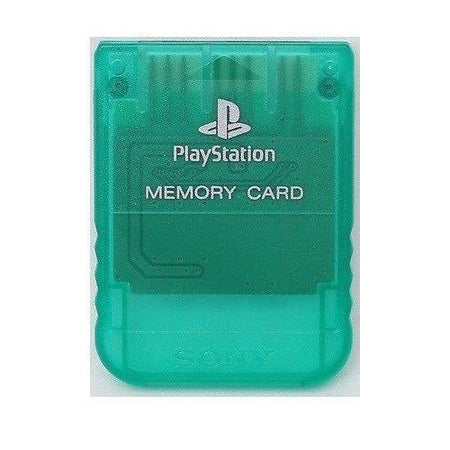 Sony PlayStation 1 Emerald Green Memory Card [PlayStation 1 Accessory] PlayStation 1 Accessories Sony   