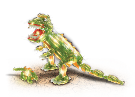 Laser Pegs T-Rex 10-in-1 Building Set - 380 Piece Building Kit Toys & Games Laser Pegs