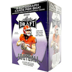 2021 Leaf Draft Football Hobby Blaster Box - 50 Cards Card Game Leaf Trading Cards   