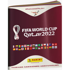 2022 Panini FIFA World Cup Soccer Sticker Album + 10 Sticker Packs [Collectible] Card Game Panini   