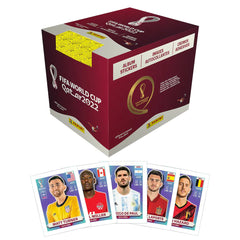 2022 Panini FIFA World Cup Soccer Sticker Box + Sticker Album [Collectible] Card Game Panini   