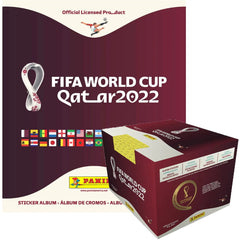 2022 Panini FIFA World Cup Soccer Sticker Box + Sticker Album [Collectible] Card Game Panini   