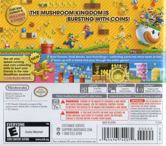 New Super Mario Bros. 2 [Nintendo 3DS] Nintendo 3DS Video Game Nintendo   