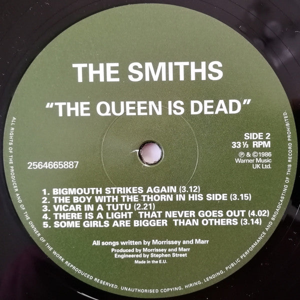 The Smiths - The Queen Is Dead [Audio Vinyl] Audio CD/Vinyl Warner Music UK Ltd.   