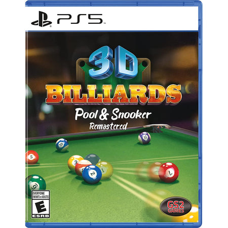 3D Billiards: Pool & Snooker Remastered [PlayStation 5] PlayStation 5 Video Game Mindscape   