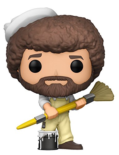 Funko POP! Television - The Joy of Painting: Bob Ross with Paintbrush Vinyl Figure [Toys, Ages 3+, #559] Toys & Games Funko   