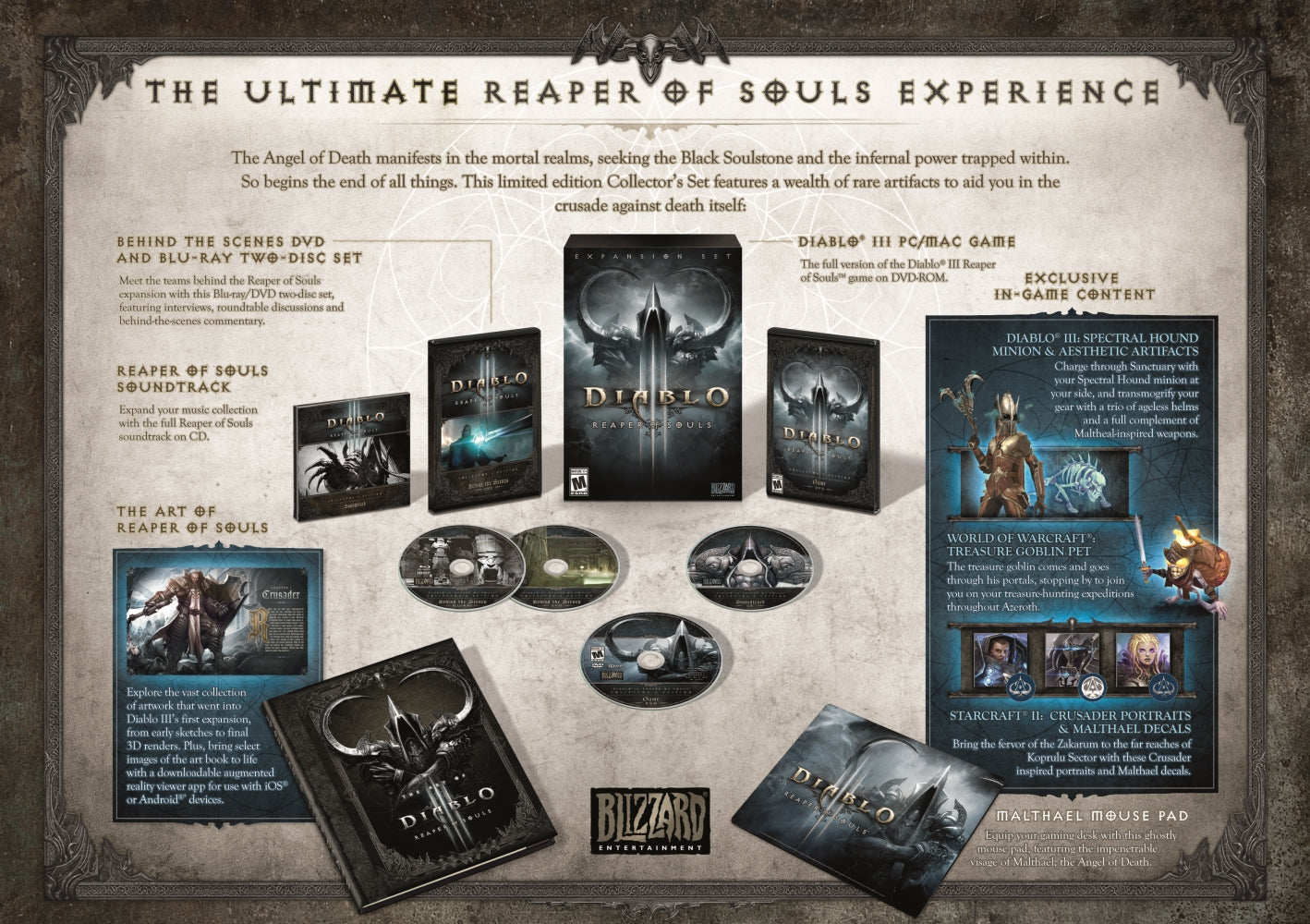 Diablo III: Reaper of Souls - Collector's Edition [PC] – Shopville