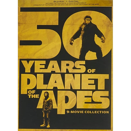 50 Years of Planet of the Apes - 9-Movie Collection [Blu-Ray Box Set] DVDs & Blu-Rays 20th Century Fox   
