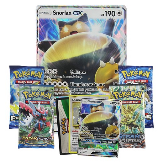 Pokemon TCG Snorlax-GX Box Card Game Pokemon   